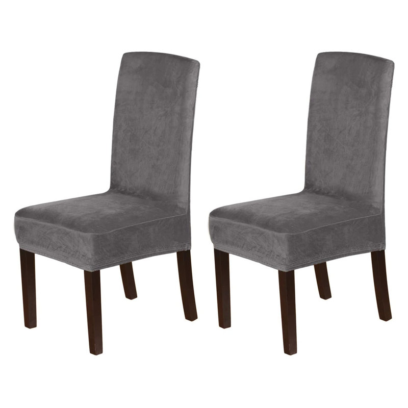 Latitude Run® Box Design Dining Chair Slipcover & Reviews | Wayfair